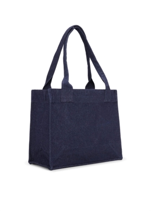 Large Easy shopper Denim Dark Navy A6168 Ganni 